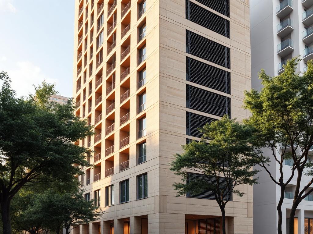 AI 生成建案 3D 情境示意圖 1